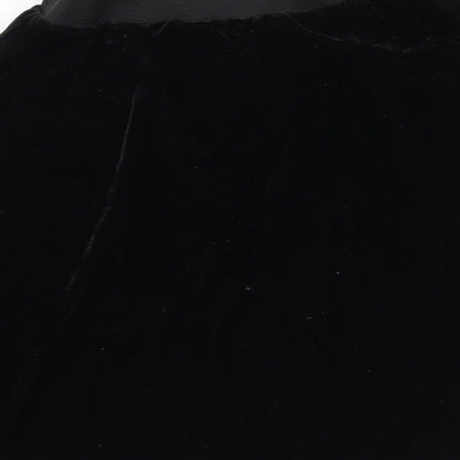 Womens UK Size 26 in Preworn Flare Velour Skirt