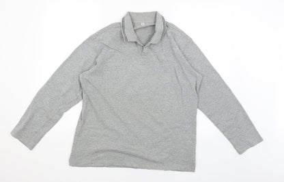 Preworn Mens Grey    T-Shirt Size M