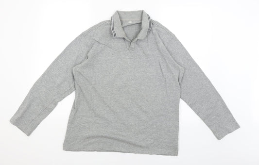 Preworn Mens Grey    T-Shirt Size M