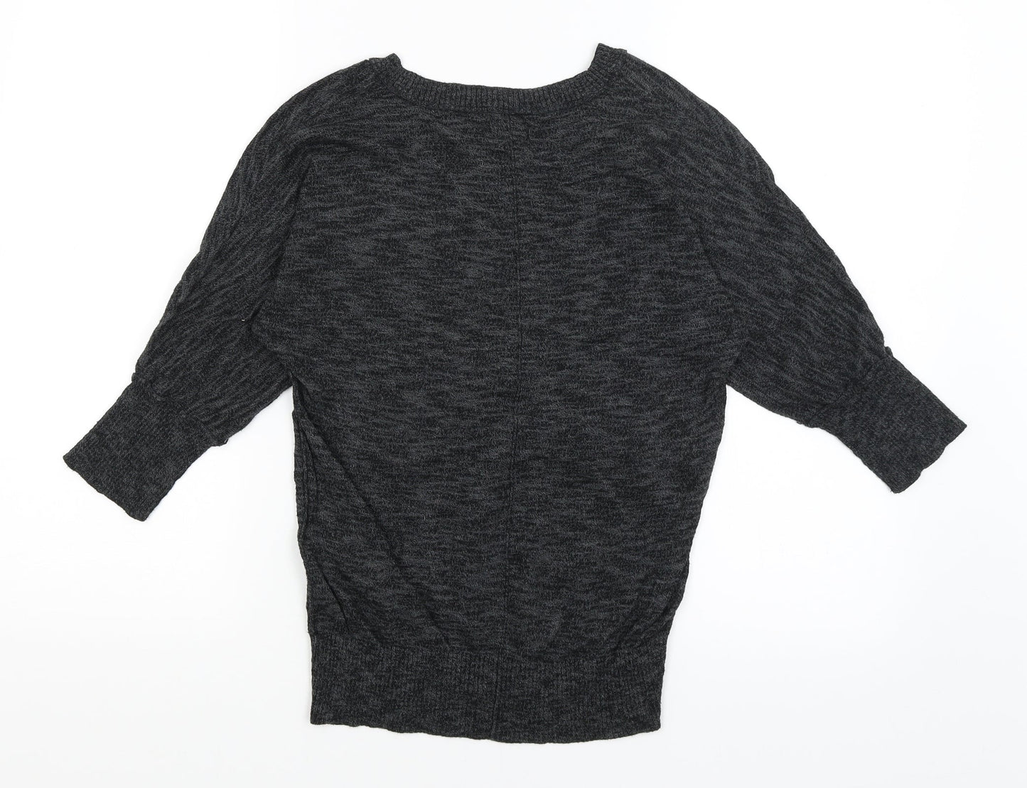Womens UK Size XS Mossimo Black Basic T-Shirt