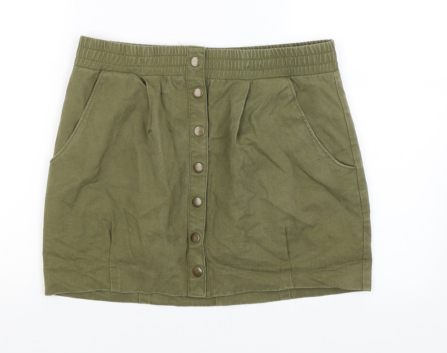 Divided Womens Green   Mini Skirt Size 12