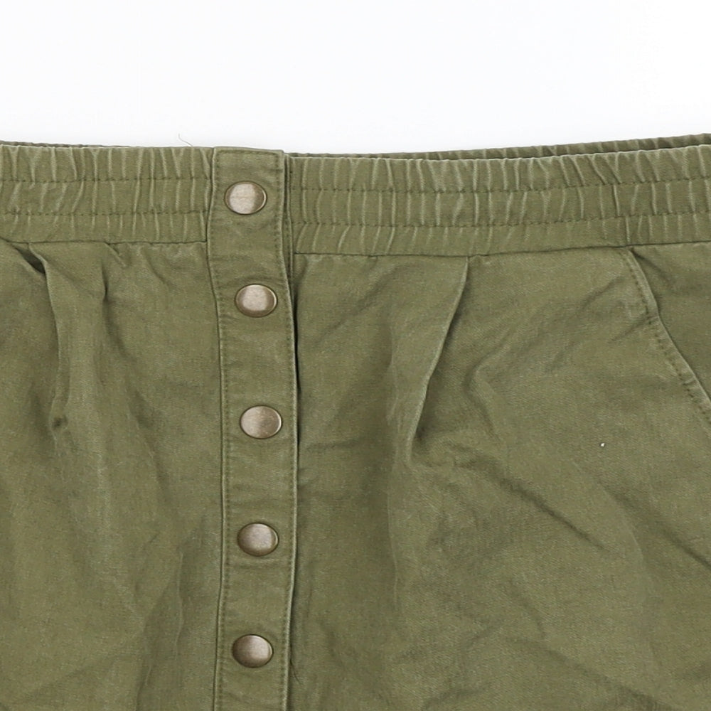 Divided Womens Green   Mini Skirt Size 12