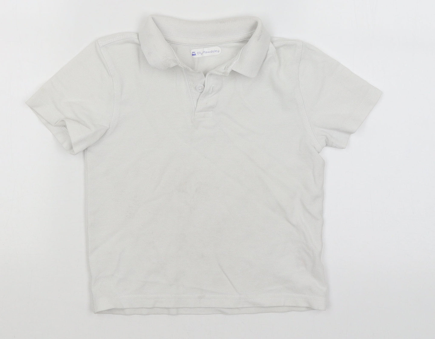 F&F Boys White   Basic Polo Size 4-5 Years