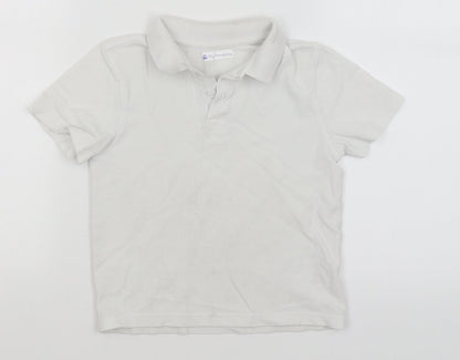 F&F Boys White   Basic Polo Size 4-5 Years