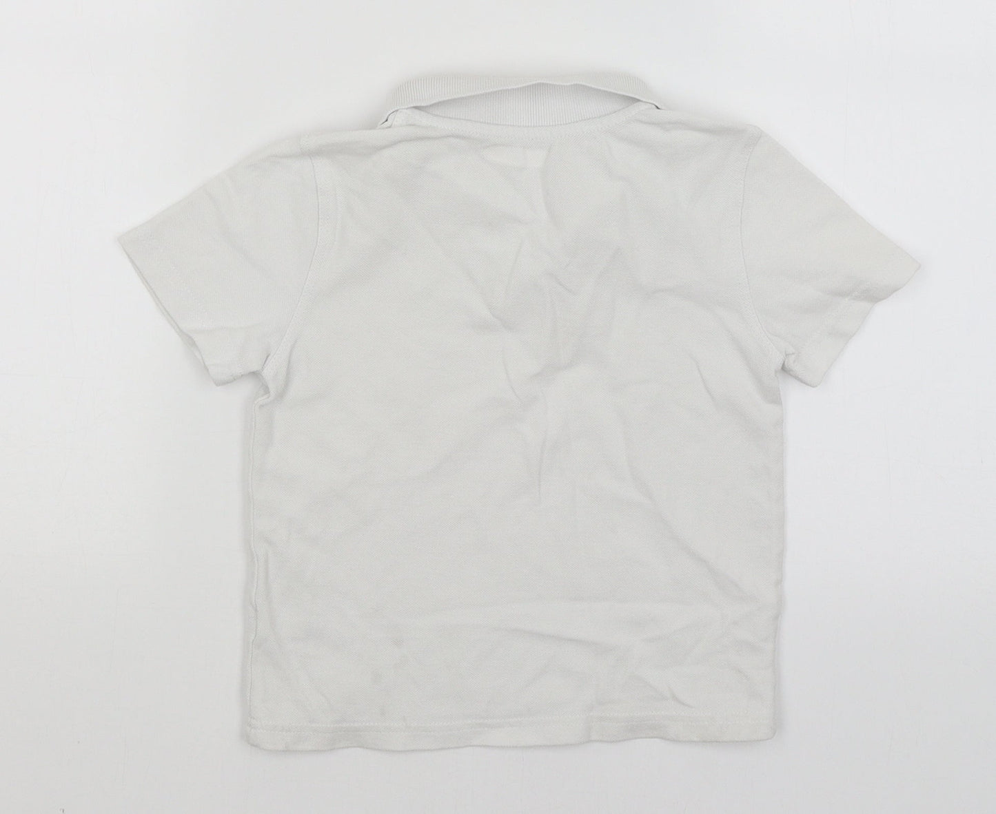 F&F Boys White   Basic Polo Size 4-5 Years