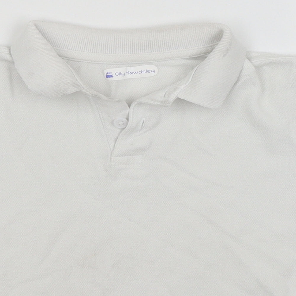 F&F Boys White   Basic Polo Size 4-5 Years