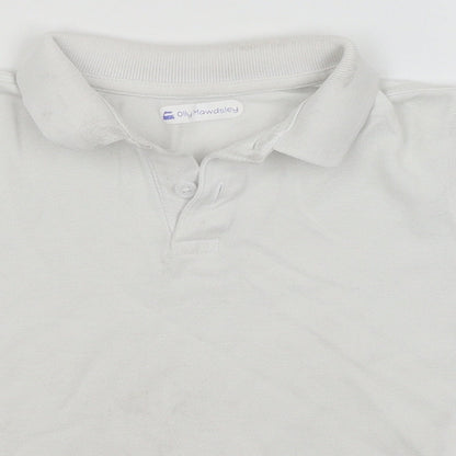 F&F Boys White   Basic Polo Size 4-5 Years