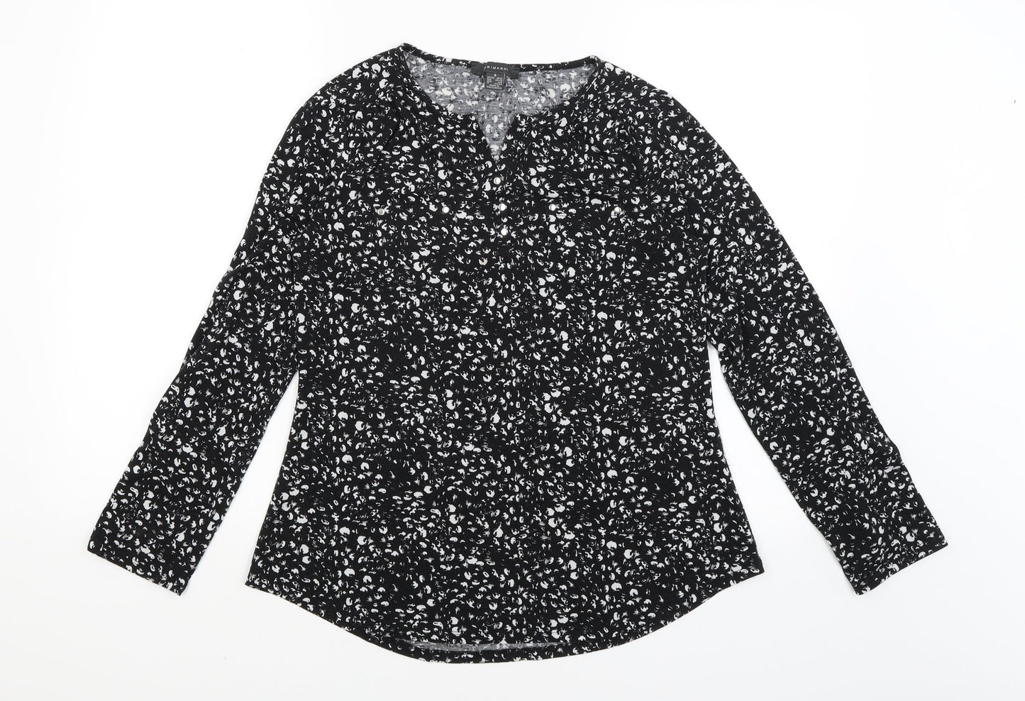 Primark Womens Black   Basic T-Shirt Size 12