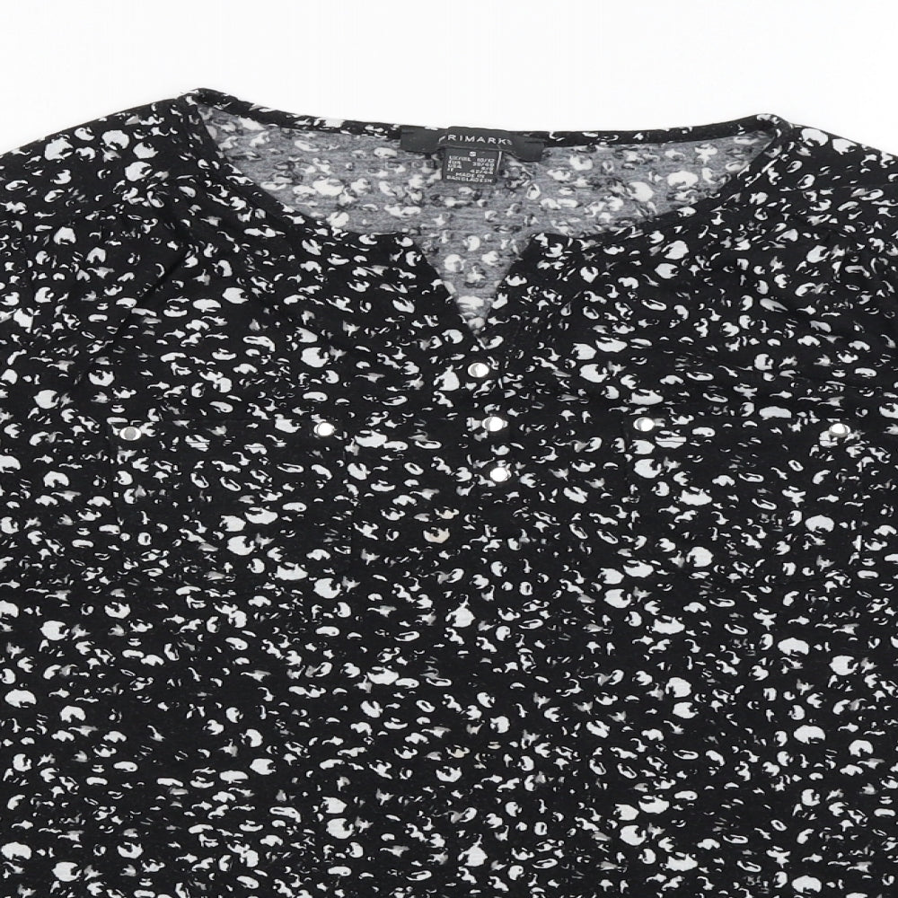 Primark Womens Black   Basic T-Shirt Size 12