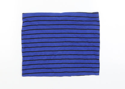 H&M Girls Blue Striped  Mini Skirt Size 11-12 Years