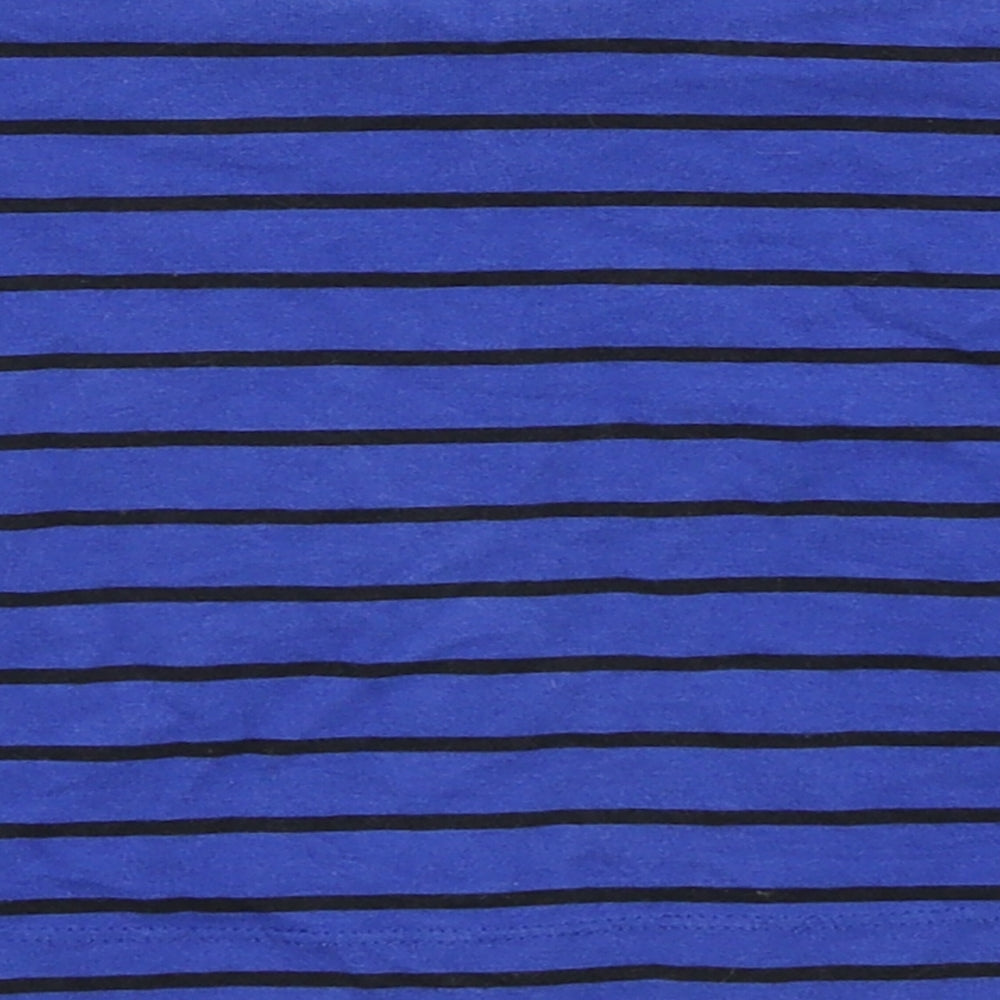 H&M Girls Blue Striped  Mini Skirt Size 11-12 Years
