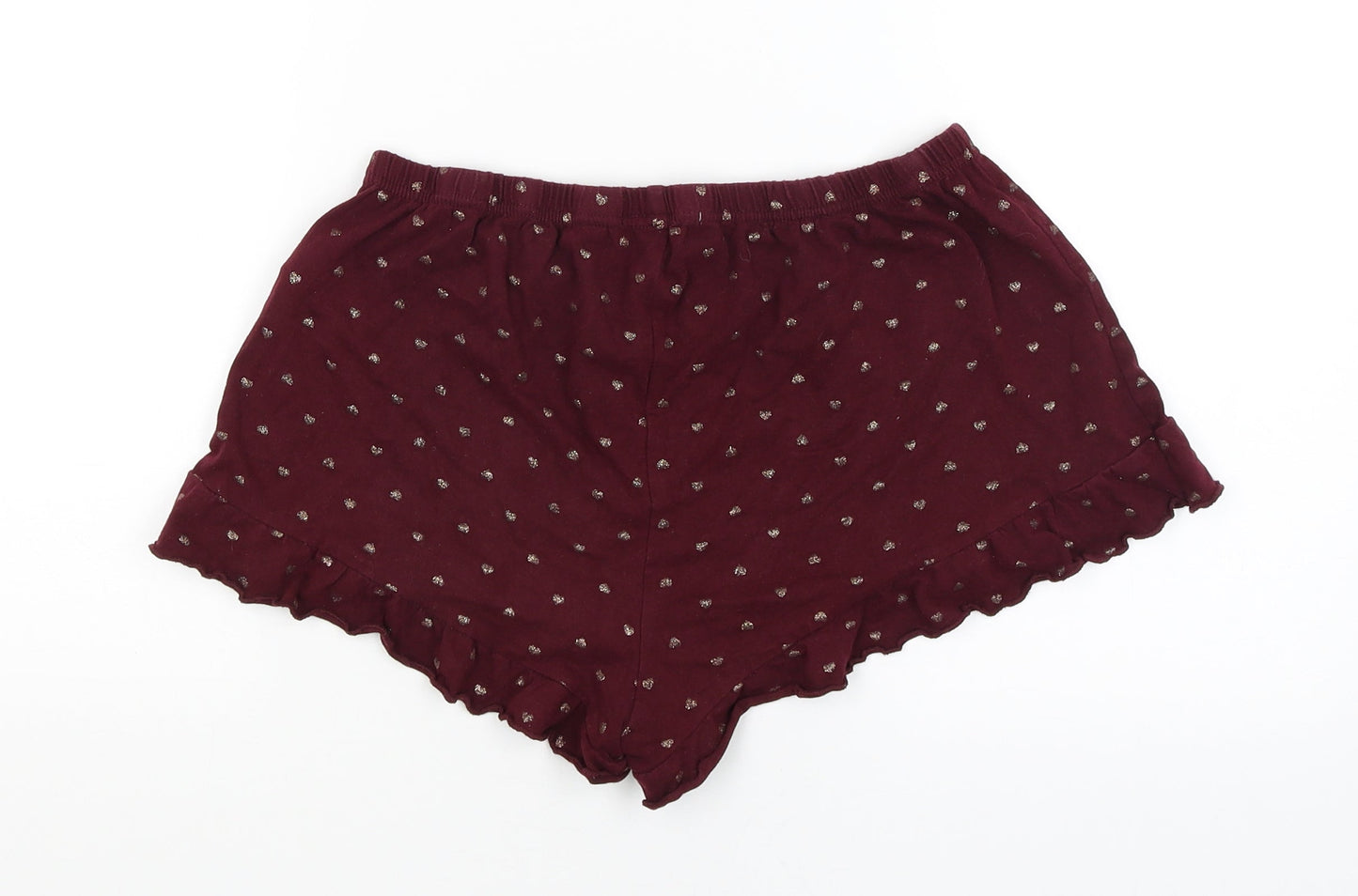 New Look Womens Red   Hot Pants Shorts Size M