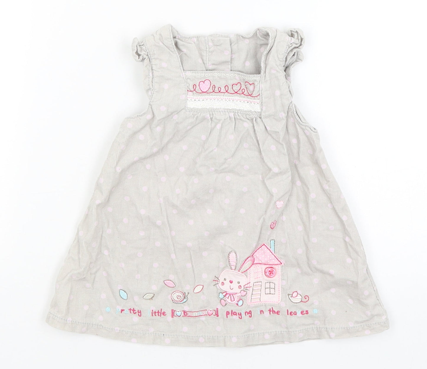 George Baby Grey   Fit & Flare  Size 0-3 Months