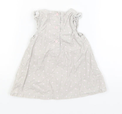 George Baby Grey   Fit & Flare  Size 0-3 Months