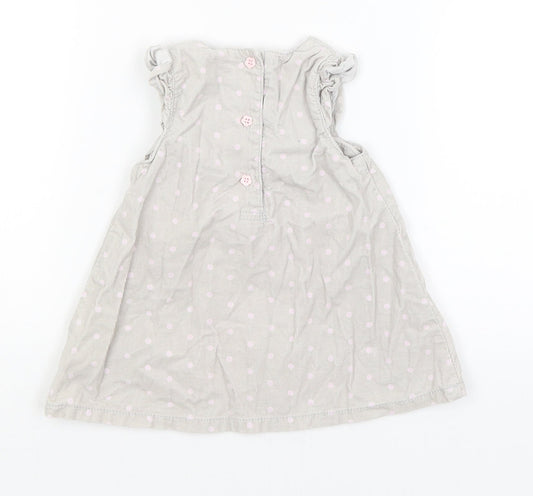 George Baby Grey   Fit & Flare  Size 0-3 Months