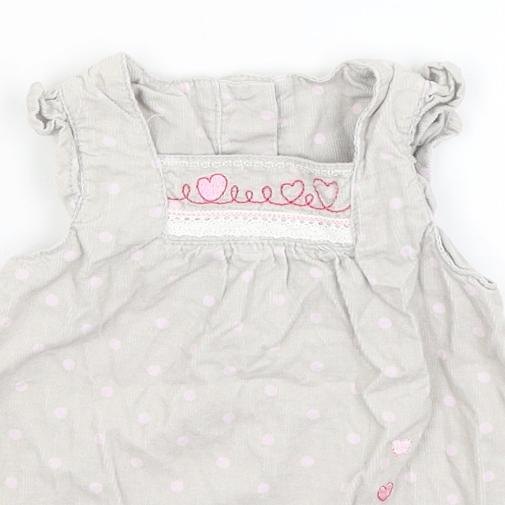 George Baby Grey   Fit & Flare  Size 0-3 Months