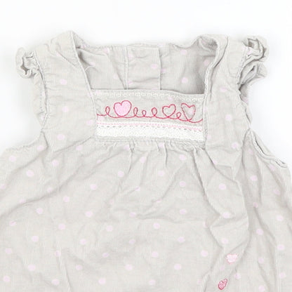 George Baby Grey   Fit & Flare  Size 0-3 Months