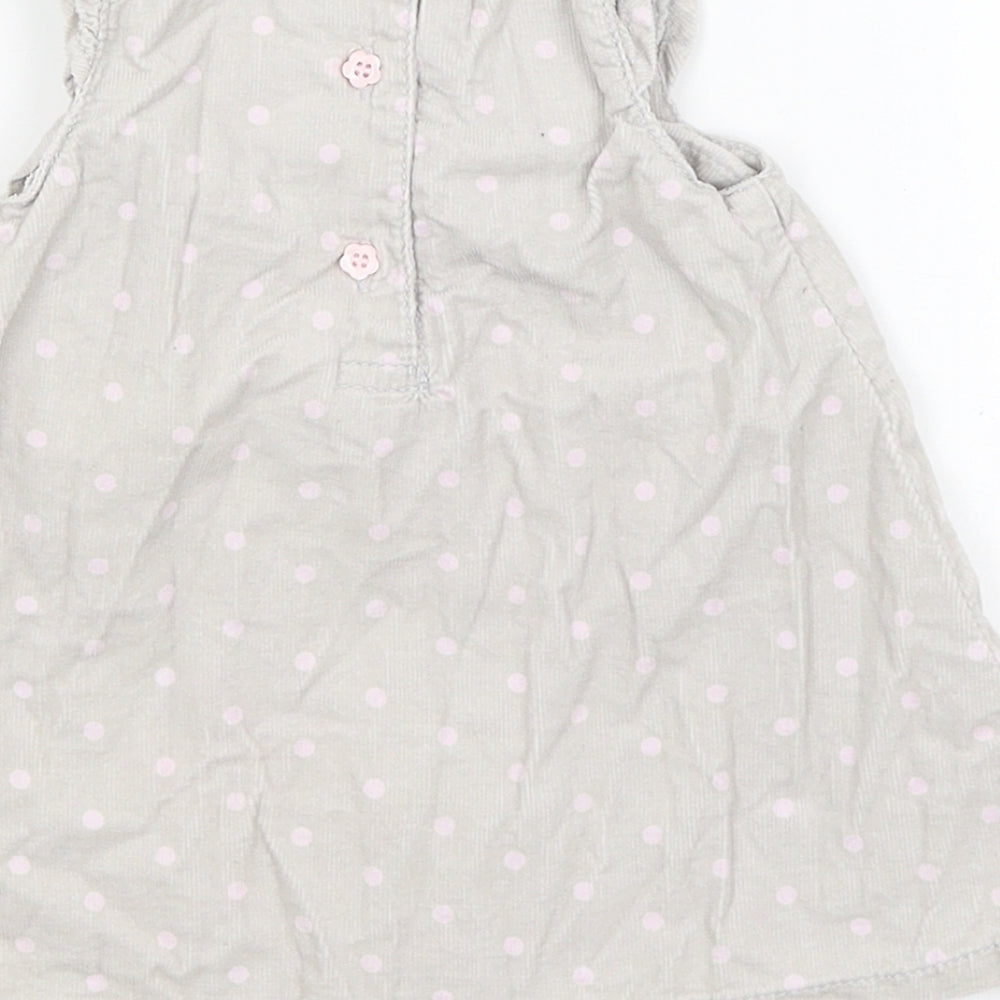 George Baby Grey   Fit & Flare  Size 0-3 Months