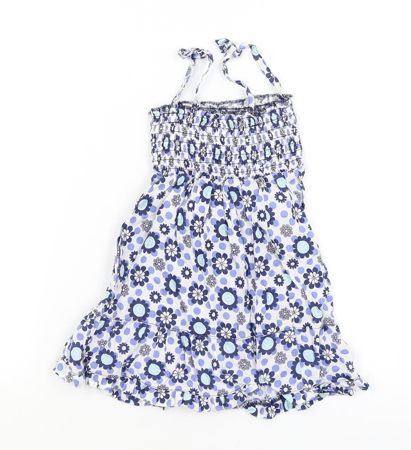 Cherokee Baby Blue Floral  Fit & Flare  Size 12-18 Months