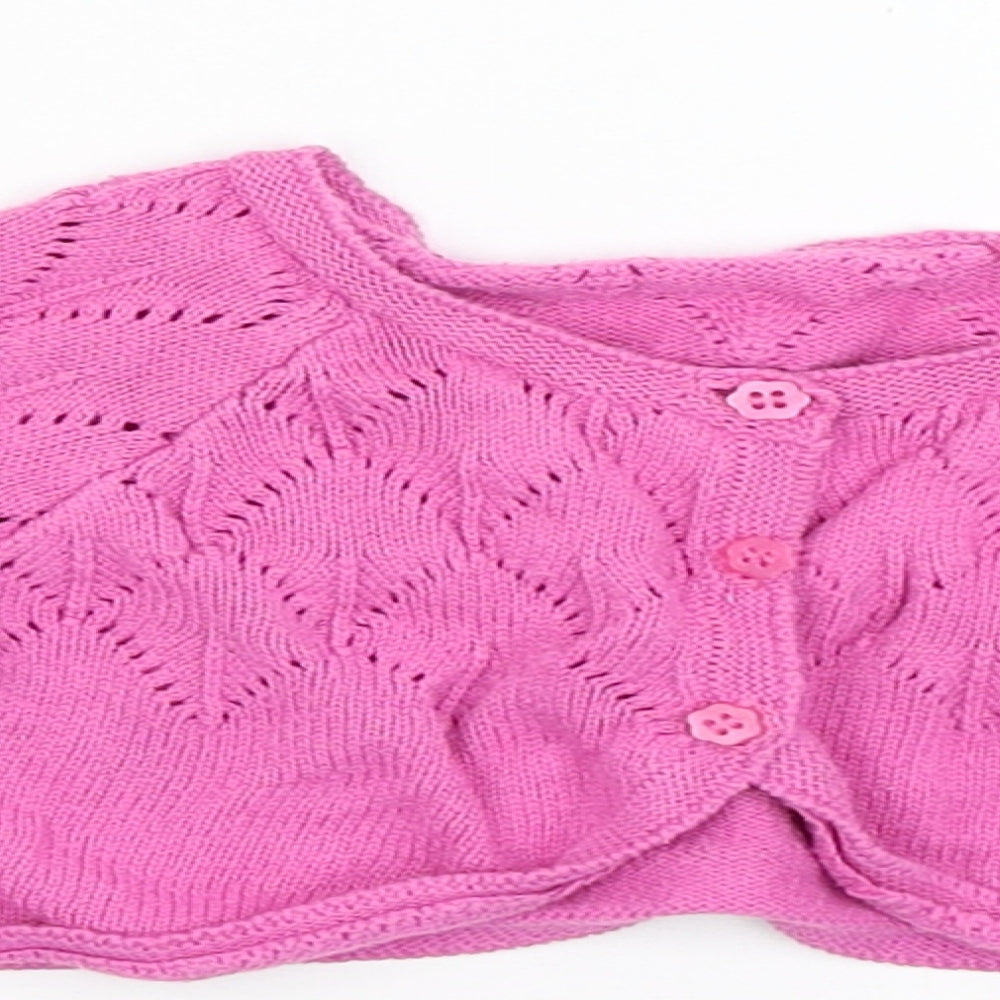 TU Baby Pink   Cardigan Jumper Size 12-18 Months