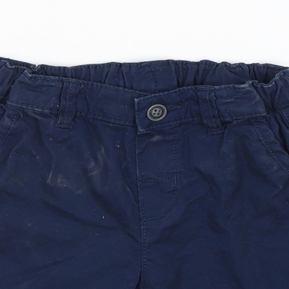 H&M Baby Blue   Cargo Trousers Size 9-12 Months
