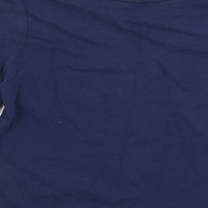 Young Dimension Girls Blue   Basic T-Shirt Size 3-4 Years