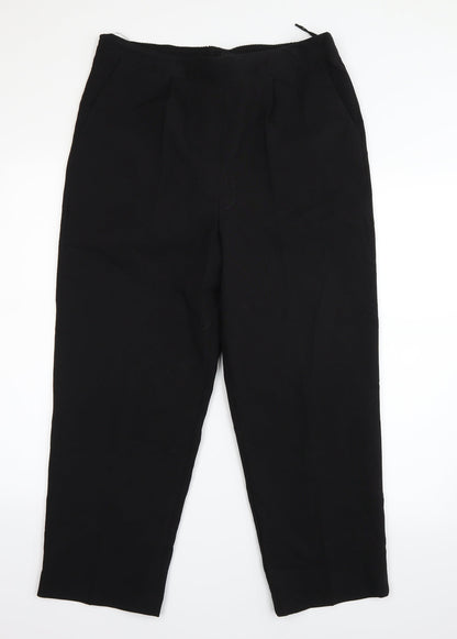 Bonmarché Womens Black   Trousers  Size 14 L25 in