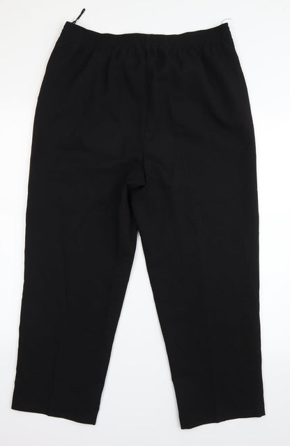 Bonmarché Womens Black   Trousers  Size 14 L25 in