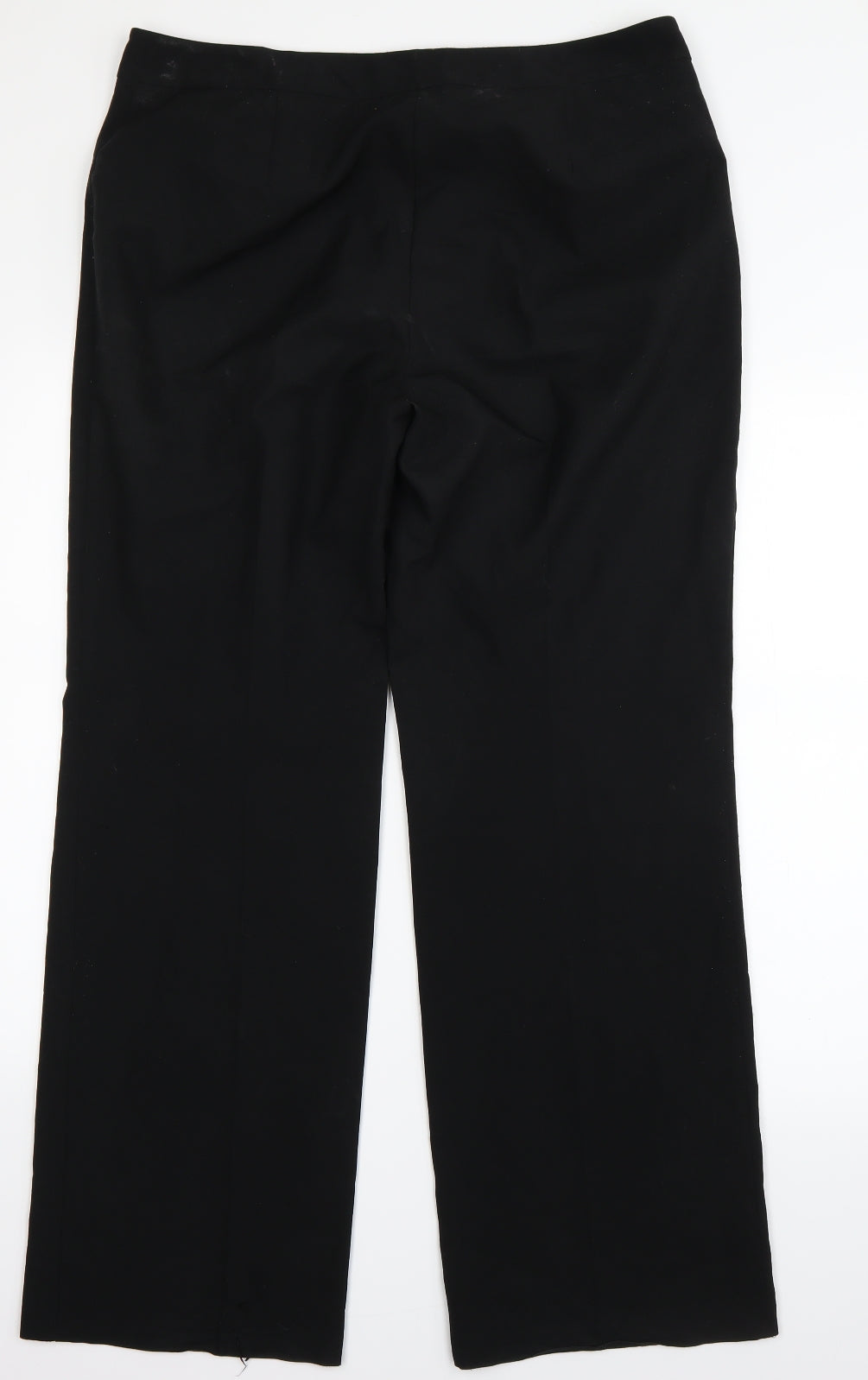 Womens UK Size 14 Marks and Spencer Regular Fit  Black Trousers
