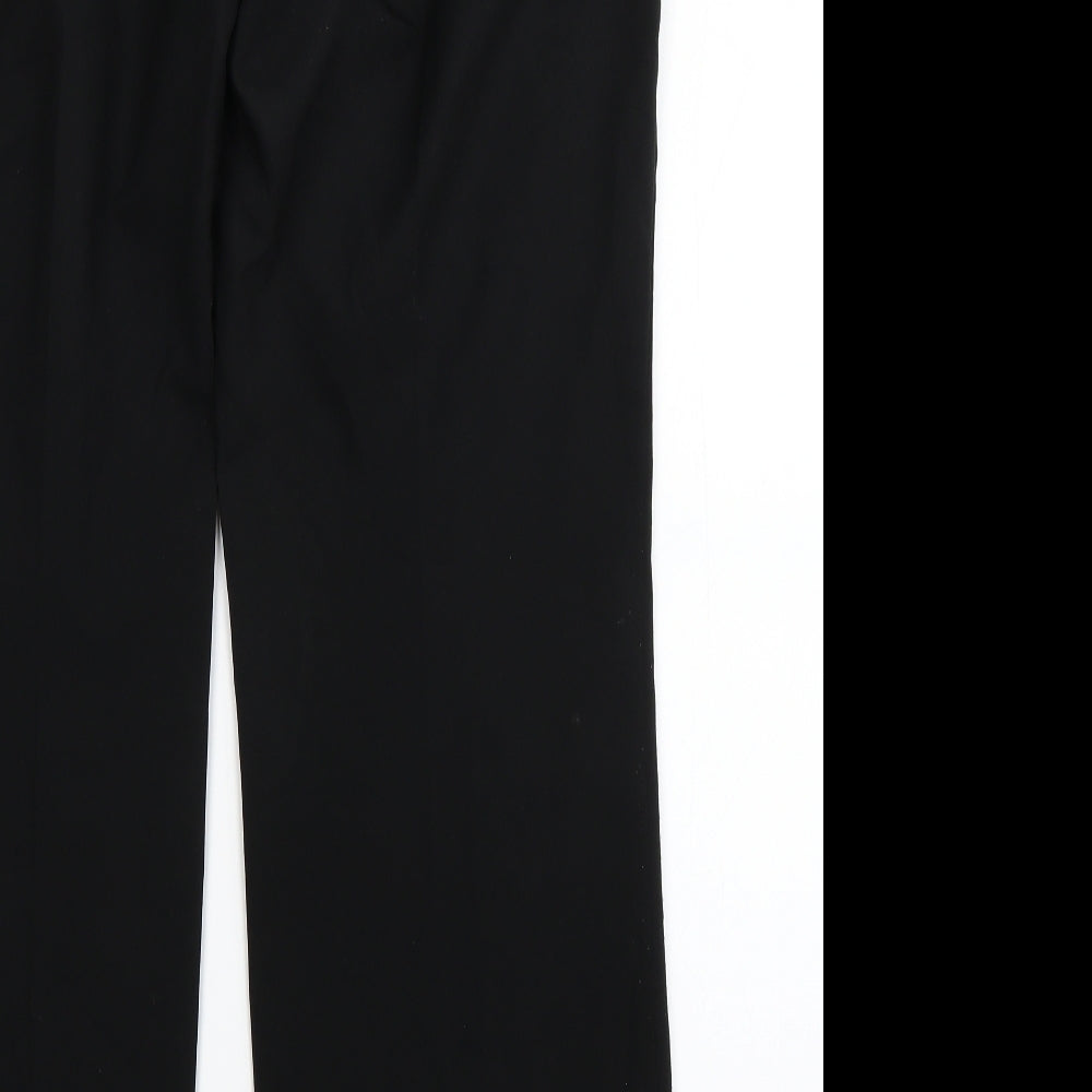 Womens UK Size 14 Marks and Spencer Regular Fit  Black Trousers