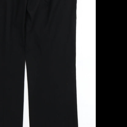 Womens UK Size 14 Marks and Spencer Regular Fit  Black Trousers