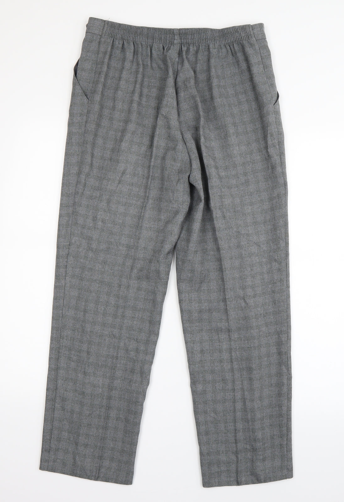 Womens UK Size 10 Marks and Spencer Regular Fit  Grey Trousers