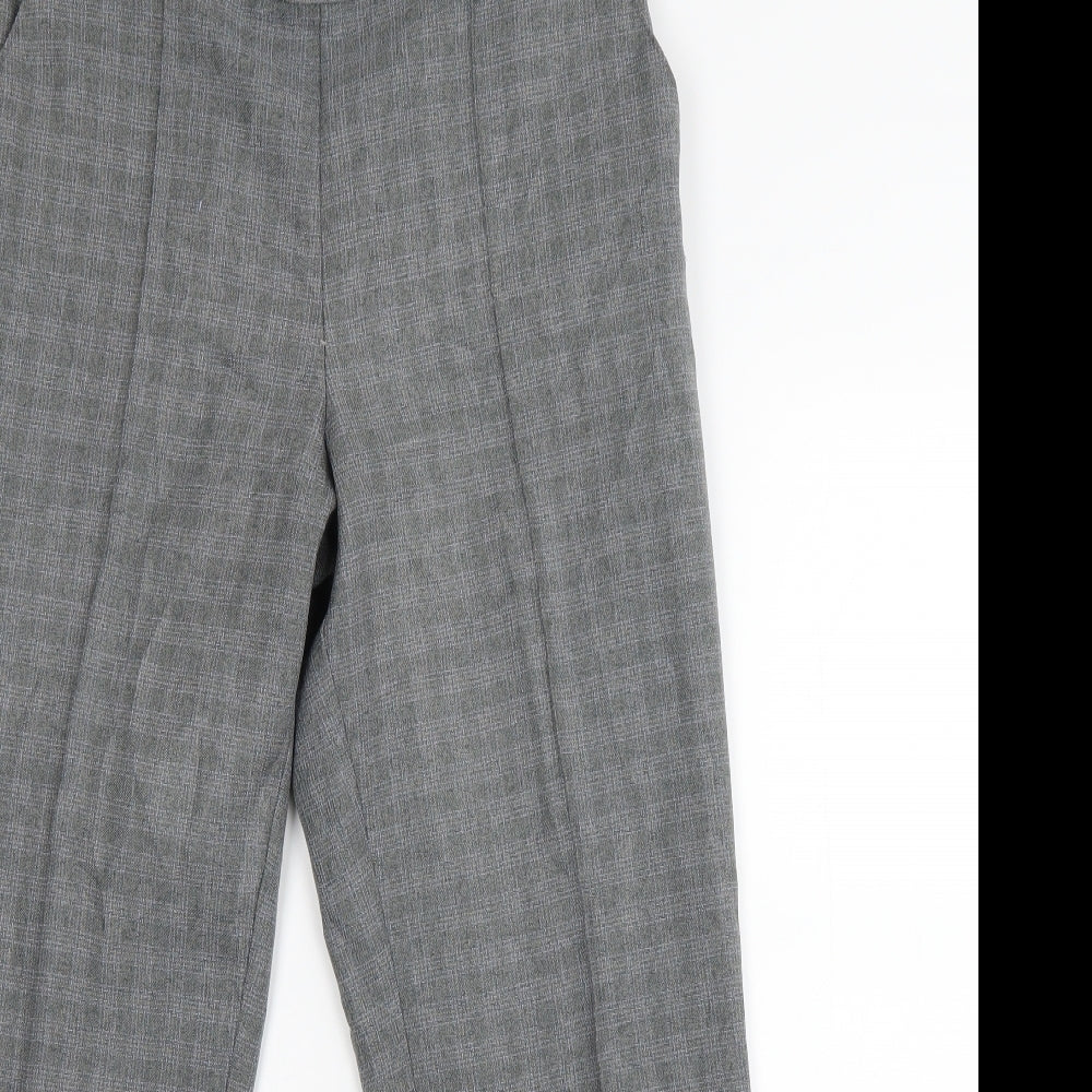 Womens UK Size 10 Marks and Spencer Regular Fit  Grey Trousers