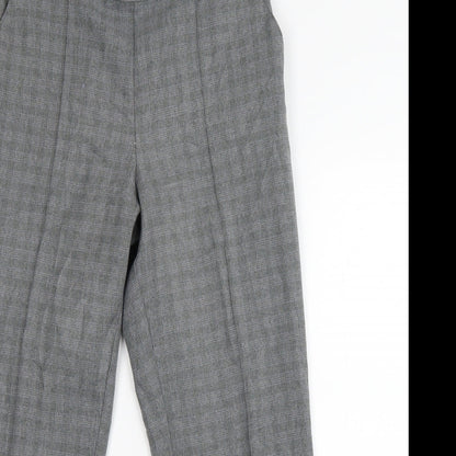Womens UK Size 10 Marks and Spencer Regular Fit  Grey Trousers