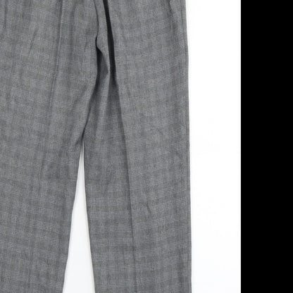 Womens UK Size 10 Marks and Spencer Regular Fit  Grey Trousers