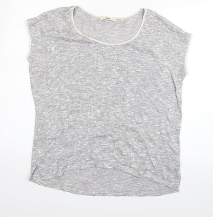Womens UK Size XS Oasis Grey Basic T-Shirt
