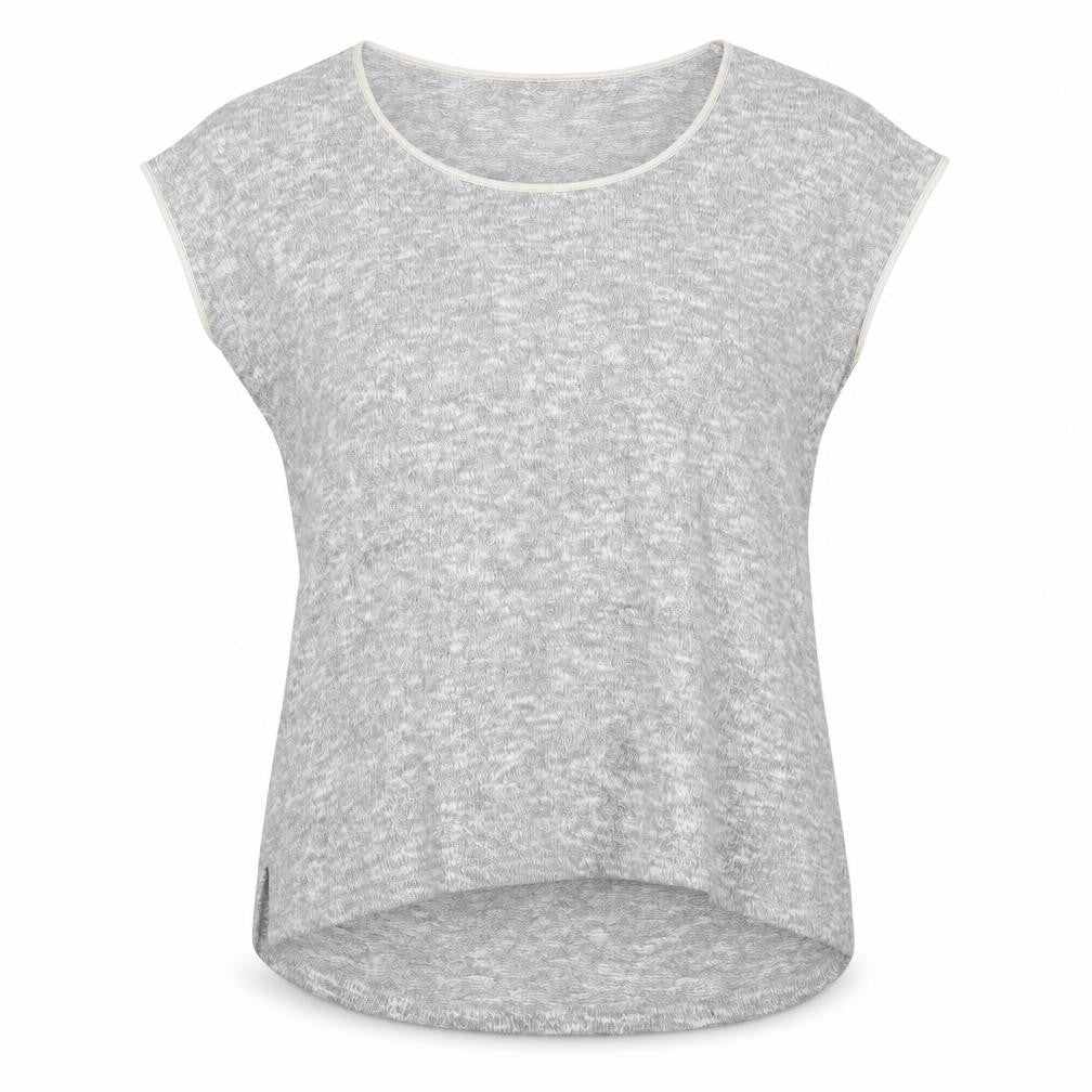 Womens UK Size XS Oasis Grey Basic T-Shirt