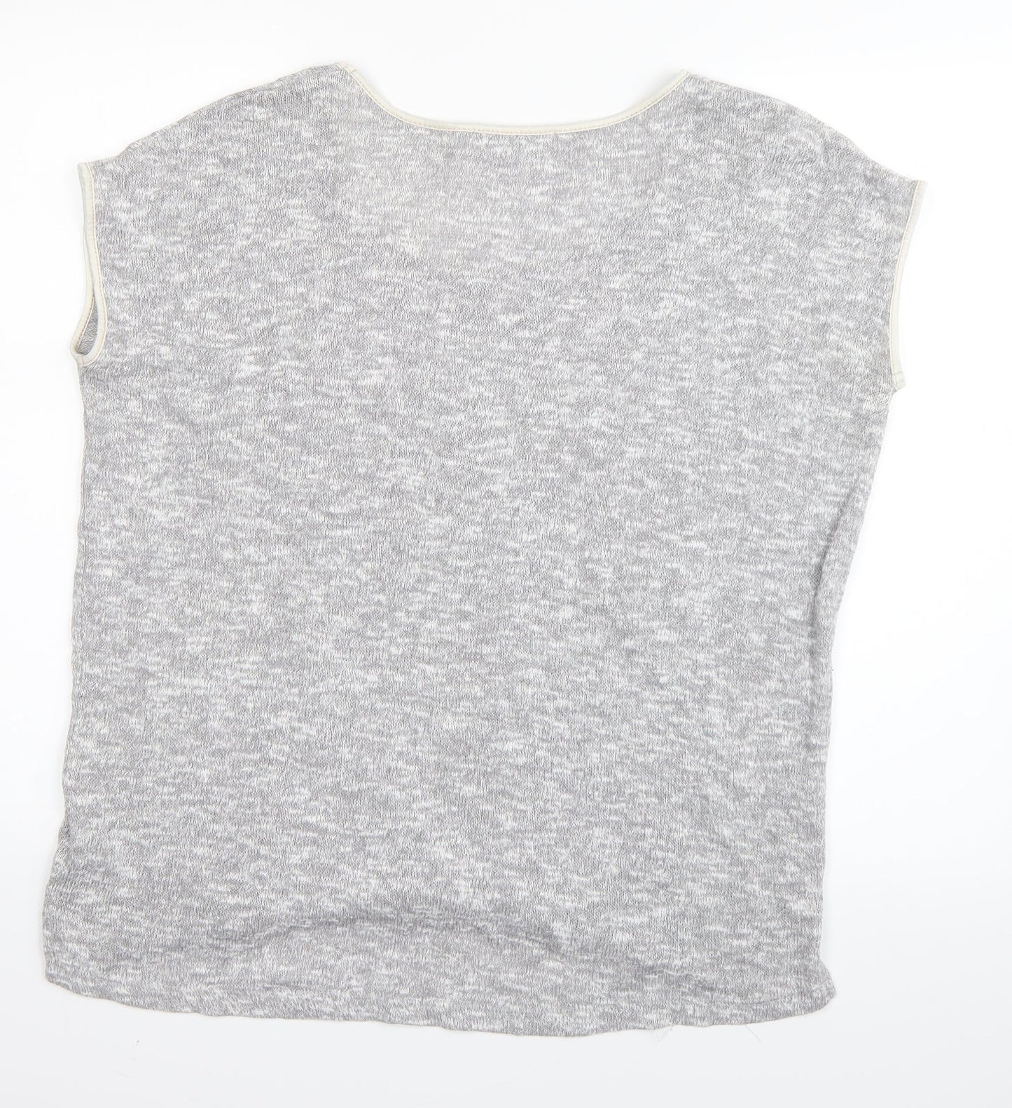 Womens UK Size XS Oasis Grey Basic T-Shirt