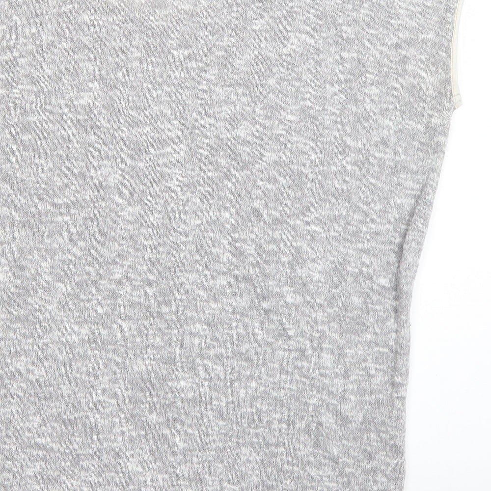 Womens UK Size XS Oasis Grey Basic T-Shirt