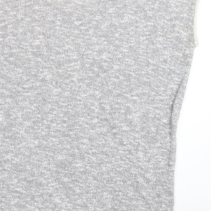 Womens UK Size XS Oasis Grey Basic T-Shirt