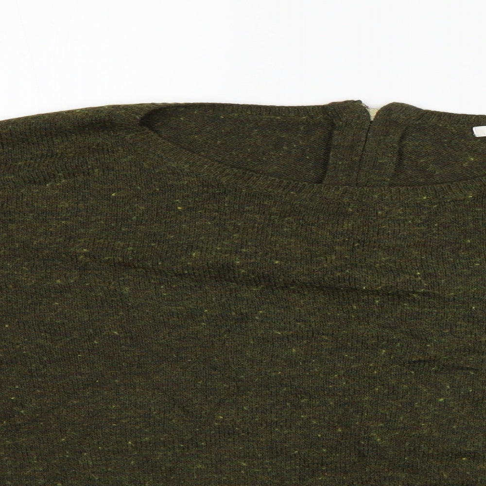 Womens UK Size M H&M Green Basic Blouse