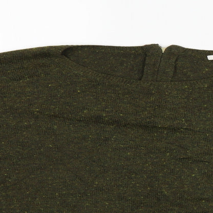 Womens UK Size M H&M Green Basic Blouse