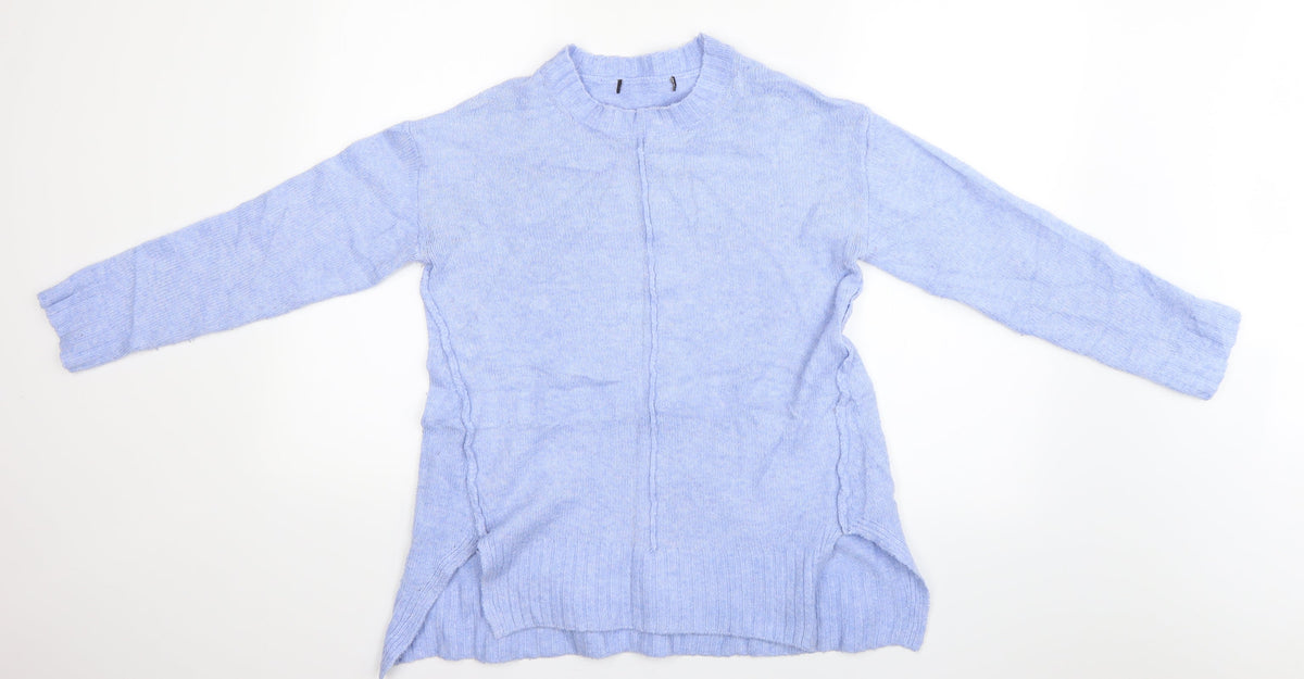 Marks & Spencer Womens Blue   Pullover Jumper Size S