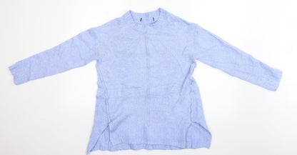 Marks & Spencer Womens Blue   Pullover Jumper Size S