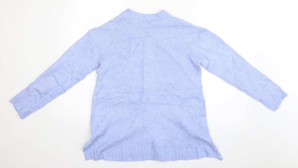 Marks & Spencer Womens Blue   Pullover Jumper Size S