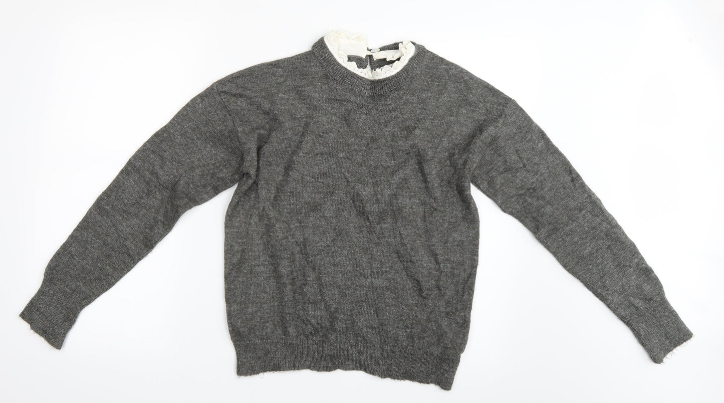 Womens UK Size S River Island Grey Basic