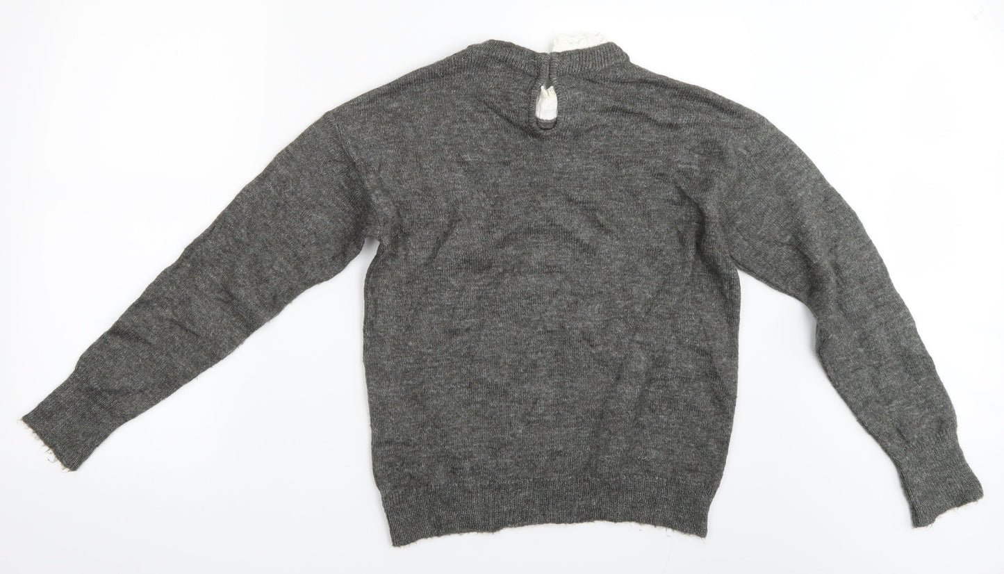 Womens UK Size S River Island Grey Basic