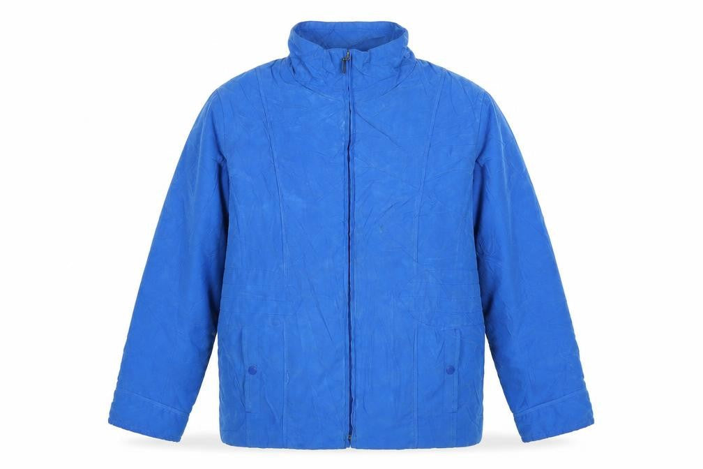 Mens UK Size L Klass Blue Windbreaker Coat