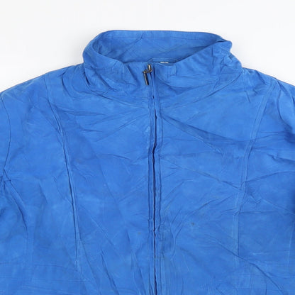 Mens UK Size L Klass Blue Windbreaker Coat