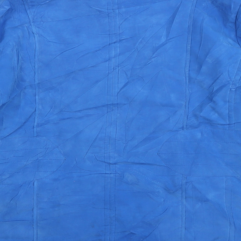 Mens UK Size L Klass Blue Windbreaker Coat